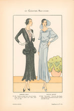 Load image into Gallery viewer, Gray, Simone & Rouff, Maggy “Tailleur …” & “Pervenche.” No. 245-246.  From "Les Créations Parisiennes, La Mode est un Art"