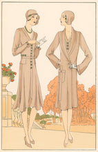 Load image into Gallery viewer, Tollman “Ensemble de marocain…” No. 305-306.  From "Les Créations Parisiennes, La Mode est un Art"