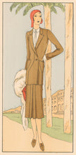 Load image into Gallery viewer, Bernard & Cie.  “Sans hésiter.” No. 31.  From "Les Créations Parisiennes, La Mode est un Art"