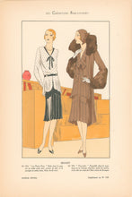 Load image into Gallery viewer, Brandt “Petits Pois” & “Chocolat.” No. 374-375.  From "Les Créations Parisiennes, La Mode est un Art"