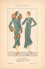 Load image into Gallery viewer, Martial & Armand “Captivante.” No. 454-455.  From "Les Créations Parisiennes, La Mode est un Art"