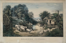 Load image into Gallery viewer, Currier &amp; Ives &quot;Roadside Cottage&quot;
