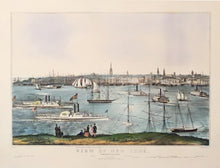 Load image into Gallery viewer, Palmer, F.F. &quot;View of New York from Brooklyn Heights&quot;
