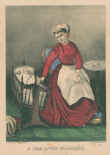 Load image into Gallery viewer, Currier & Ives "A Year after Marriage. The Mother's Jewel."