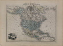 Load image into Gallery viewer, Desbuissons, L.E. "Amérique Septentrionale." From "Géographie Universelle"