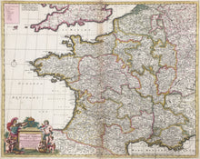 Load image into Gallery viewer, De Wit, Frederick “Accuratissima Galliae Tabula. Gallia Vulgo dicta le Royaume de France”