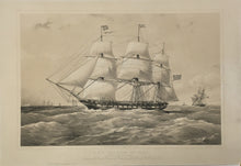 Load image into Gallery viewer, Dutton, T.G. "H.M.S.Raleigh, 50 Guns, (Captain, the Honorable George Hope) Bearing the Broad Pendant of Commodore Sir Thomas Herbert K.C.B"