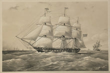 Load image into Gallery viewer, Dutton, T.G. "H.M.S.Raleigh, 50 Guns, (Captain, the Honorable George Hope) Bearing the Broad Pendant of Commodore Sir Thomas Herbert K.C.B"
