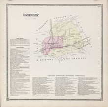 Load image into Gallery viewer, Witmer, A.R.  "East Caln.” From "Atlas of Chester County"