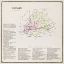 Load image into Gallery viewer, Witmer, A.R.  "East Caln.” From "Atlas of Chester County"