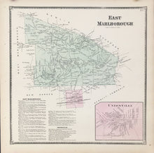 Load image into Gallery viewer, Witmer, A.R.  "East Marlborough, Unionville.” From "Atlas of Chester County"