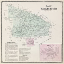 Load image into Gallery viewer, Witmer, A.R.  "East Marlborough, Unionville.” From "Atlas of Chester County"