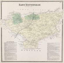 Load image into Gallery viewer, Witmer, A.R.  "East Nottingham.” From "Atlas of Chester County"