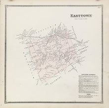 Load image into Gallery viewer, Witmer, A.R.  "Easttown.” From "Atlas of Chester County"