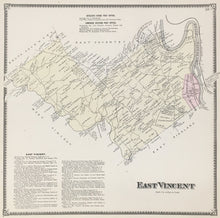 Load image into Gallery viewer, Witmer, A.R.  "East Vincent.” From "Atlas of Chester County"