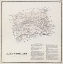 Load image into Gallery viewer, Witmer, A.R. "East Whiteland.” From "Atlas of Chester County"
