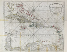 Load image into Gallery viewer, Edwards, Bryan "New Map of the West Indian Islands as they are Possessed by the European Powers"