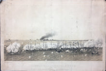 Load image into Gallery viewer, Laycock, J.F.  &quot;Bombardment of Fort Fisher. Jan.15th. 1865.&quot;
