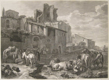 Load image into Gallery viewer, Il Bamboccio (Pieter van Laër) "The Farm Yard"