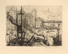 Load image into Gallery viewer, Ferne, Hortense T. [New York City River Scene?]
