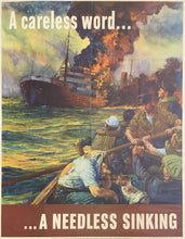 Load image into Gallery viewer, Fischer, Anton Otto “A Careless Word... A Needless Sinking”