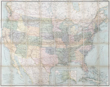 Load image into Gallery viewer, Handtke, F. “Karte der Vereinigten Staaten Von Nordamerika&quot;
