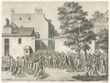 Load image into Gallery viewer, Prieur Pl. 5 "Les Gardes Françaises Sauvant Mr. du Chatelet, Leur Colonel, de l'Effervescence Populaire. le 12 Juillet 1789"