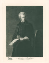Load image into Gallery viewer, Unattributed  “Andrew Jackson.” From "The White House Gallery of Official Portraits of the Presidents"