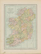 Load image into Gallery viewer, “Ireland.”  From &quot;Gaskell’s Atlas of the World&quot;
