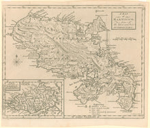 Load image into Gallery viewer, Unattributed. &quot;A Map of Martinico…” &amp; “A Map of that Part of Guadaloupe, where the English made their Descent. Jany. 23, 1759&quot;
