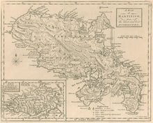 Load image into Gallery viewer, Unattributed. &quot;A Map of Martinico…” &amp; “A Map of that Part of Guadaloupe, where the English made their Descent. Jany. 23, 1759&quot;
