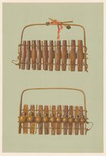 Load image into Gallery viewer, Gibb, William "Marimba, of South Africa." Pl. 50  From "A. J. Hipkins’ Musical Instruments Historic, Rare, and Unique"