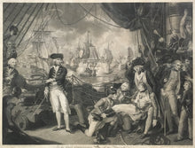 Load image into Gallery viewer, Brown, M. “To the Lord’s Commissioners of the Admiralty.  This Print of The Celebrated Victory obtained by The British Fleet under the Command of Earl Howe, over The French Fleet...”