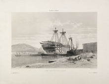 Load image into Gallery viewer, Sabatier. L. and Lauvergne.  “L’Océan, vaisseau de 120 canons en armement.”