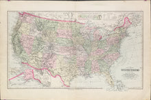 Load image into Gallery viewer, Gray, Frank A.  “Gray’s New Map of the United States" c. 1890
