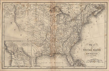Load image into Gallery viewer, Unattributed  "Map of the United States of America. And Nova Scotia, &c, &c"