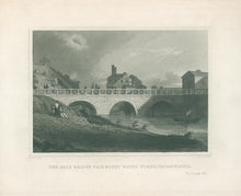 Load image into Gallery viewer, Burton, Charles "The Race Bridge, Fair Mount Water Works, Philadelphia."