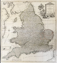 Load image into Gallery viewer, Homann Heirs after Thomas Kitchin. "Regni Angliae et Principatus Cambriae Tabula nova"