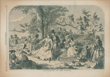 Load image into Gallery viewer, Homer, Winslow “Picnicking in the Woods”