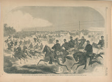 Load image into Gallery viewer, Homer, Winslow “The Union Cavalry and Artillery Starting in Pursuit of the Rebels up the Yorktown Turnpike”