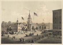 Load image into Gallery viewer, Poleni, Theo. “Independence Hall. Philadelphia 1876"