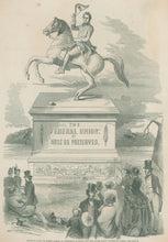 Load image into Gallery viewer, Unattributed "Equestrian Statue of Andrew Jackson, at Washington, by Mills. - Cast from British Cannon Captured by Jackson."