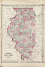 Load image into Gallery viewer, Johnson and Ward  "Johnson's Illinois"