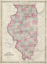 Load image into Gallery viewer, Johnson and Ward  "Johnson's Illinois"