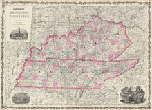 Load image into Gallery viewer, Johnson, A.J. "Johnson's Kentucky and Tennessee"