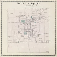 Load image into Gallery viewer, Witmer, A.R.  “Kennett Square.” From "Atlas of Chester County"