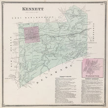 Load image into Gallery viewer, Witmer, A.R.  “Kennett, Hamorton.” From "Atlas of Chester County"