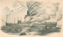 Load image into Gallery viewer, Unattributed  &quot;Awful Conflagration of the Steam Boat Lexington in Long Island Sound.&quot;

