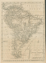 Load image into Gallery viewer, Russell, William “A New Map of South America from the best Authorities"