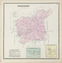 Load image into Gallery viewer, Witmer, A.R.  “Londonderry, Penn Station, Jennerville.” From "Atlas of Chester County"